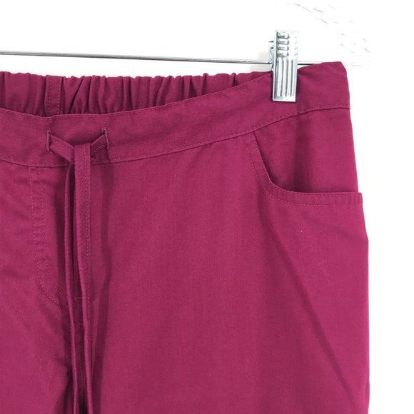 Barco Greys Anatomy Womens Scrub Pants Medium Purple Pull On Bottoms Pockets - Picture 9 of 15